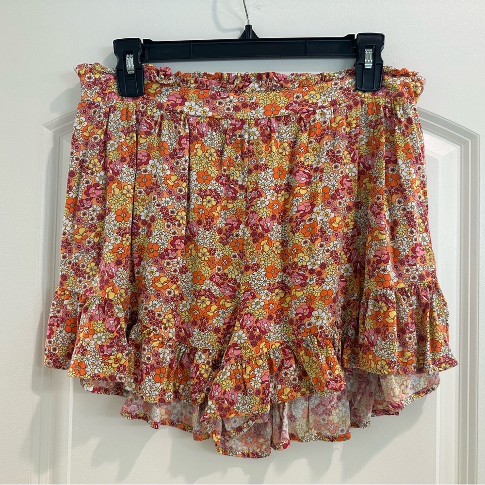 Wild Fable Floral Print Medium Skirt